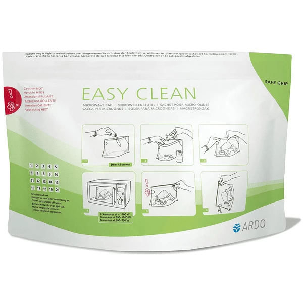 ARDO Mikrowellenbeutel EasyClean 5 Stück 1 ARDO Mikrowellenbeutel EasyClean 5 Stück