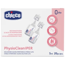 Chicco Kochsalzlösung Physio Clean 20 Stück, 5 Ml