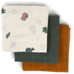 Done By Deer™ Mullwindeln Sea Friends 3-er Pack