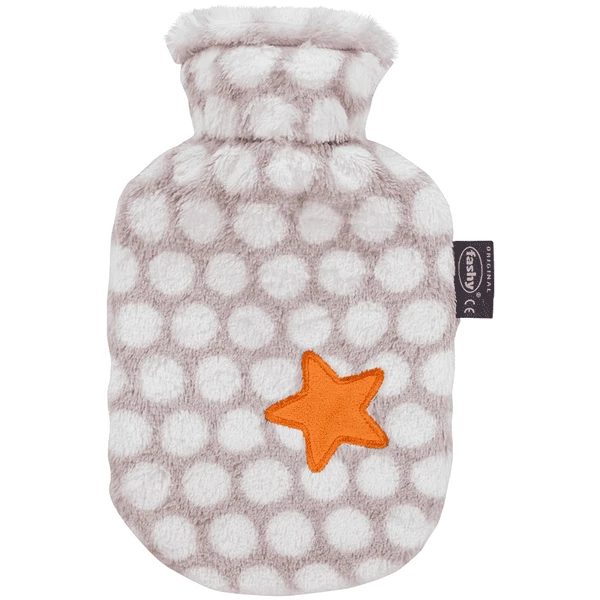 Fashy® Wärmflasche 0,8L Mit Flauschbezug Stern 1 Fashy® Wärmflasche 0,8L Mit Flauschbezug Stern