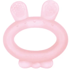 Haakaa® Beißring Hasenohr, Pink