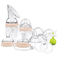 Haakaa® Milchpumpe, Generation 3 Premium Set Peach