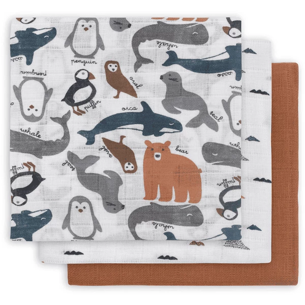 Jollein Mullwindeln 3er-Pack Polar 70 X 70 Cm 1 Jollein Mullwindeln 3er-Pack Polar 70 X 70 Cm