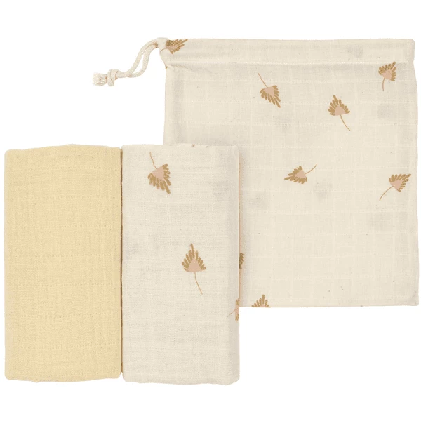 LÄSSIG Mulltücher M 2er Pack Cury 60 X 60 Cm 1 LÄSSIG Mulltücher M 2er Pack Cury 60 X 60 Cm