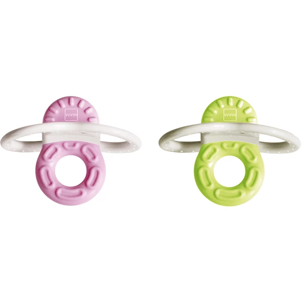 MAM Beißring Bite & Relax 2+ Monate Rosa / Grün 1 MAM Beißring Bite & Relax 2+ Monate Rosa / Grün