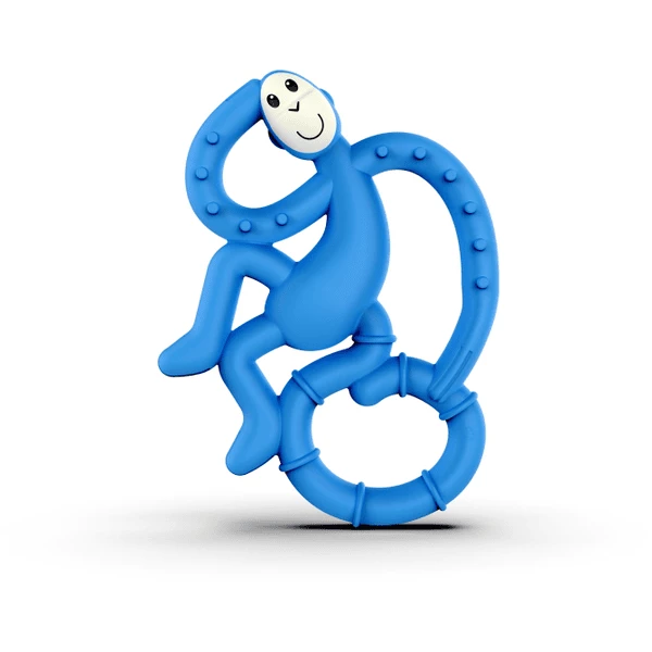MATCHSTICK MONKEY™ Beißring Affe Mini, Blau 1 MATCHSTICK MONKEY™ Beißring Affe Mini, Blau