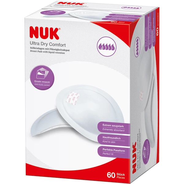 NUK Stilleinlagen Ultra Dry Comfort 60 Stück 1 NUK Stilleinlagen Ultra Dry Comfort 60 Stück