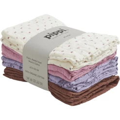 Pippi Muslin Tücher 8er-Pack Wisteria