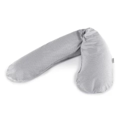 THERALINE Original Stillkissen Punkte Grau