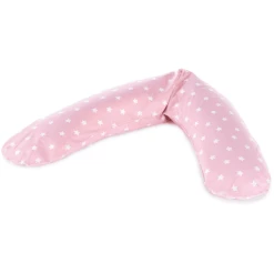 THERALINE Stillkissen Komfort Inkl. Bezug Big Stars Rosa