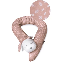 Vinter & Bloom Vinter&Bloom Bumper Buddy Stillkissen Nordic Leaf Soft Pink